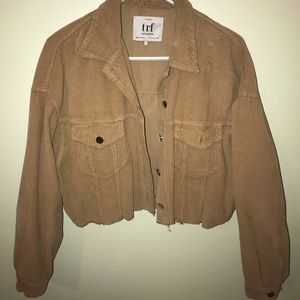 Cropped corduroy jacket